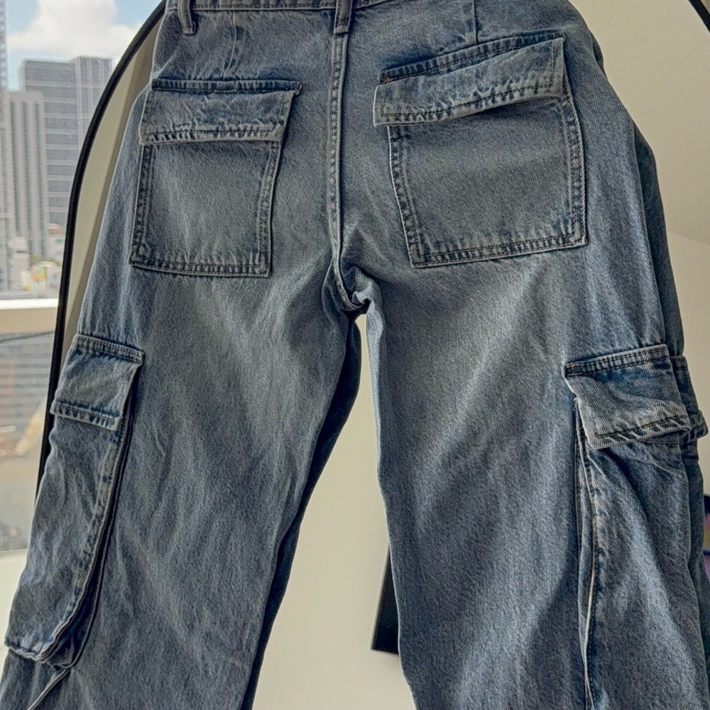Zara Women's Blue Denim Overalls - Picture 10 of 10